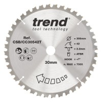Trend CSB/CC30542T WOOD CC SAWBLADE 305X30X42TX2.2 49.02