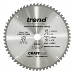 Trend Circular Saw Blade CSB/CC30560 CraftPro TCT Mitre Saw Crosscutting 305mm 60T 30mm x 2mm 49.46