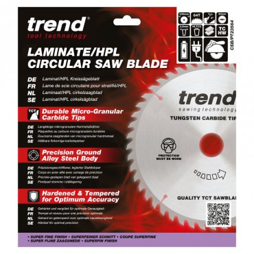 Trend CSB/PT23564 HPL SAWBLADE 235X30X64TX2.8
