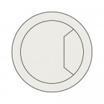 Trend CTI/80/PK1 Cable Tidy Insert 80 Light Grey 3 Off 17.70