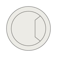 Trend CTI/80/PK1 Cable Tidy Insert 80 Light Grey 3 Off 17.70