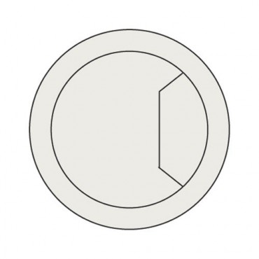 Trend CTI/80/PK1 Cable Tidy Insert 80 Light Grey 3 Off