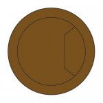 Trend CTI/80/PK2 Cable Tidy Insert 80 Brown 3 Off 17.70