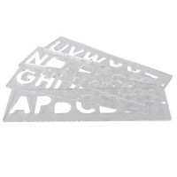 Trend Temp/LUC/57 Template Set Letters 57mm Upper Case 70.63