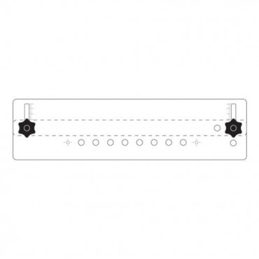 Trend WP-T/SS/01 Stepped Pin for TEMP/SS/A Shelf Support Template