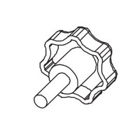Trend WP-CRTMK3/13 Knob UNC 1/4 - 20 x 3/4" Male for the Fence Cheek on a CRT/MK3 1.13