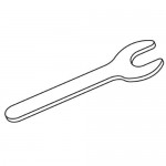 Trend WP-CRTMK3/51 Spanner Pressed Steel 10mm A/F for the CRT/MK3 1.13