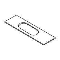 Trend WP-Lock/T/253 Lock/Jig Face Plate 26x56.5mm (RE) 14.15