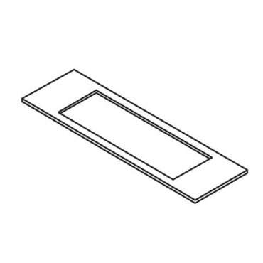Trend WP-LOCK/A/T69 LOCK/JIG/A Lock Jig Accessory Template Rounded Ends 25.5x202mm