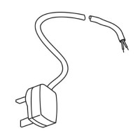 Trend WP-T5EURO/023 Cable 2 Core & 2 Pin Plug Euro T5 14.49