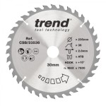 Trend CSB/23536 WOOD SAWBLADE 235X30X36TX2.8 33.97