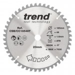 Trend CSB/CC18548T WOOD CC SAWBLADE 185X20X48TX1.6 32.91