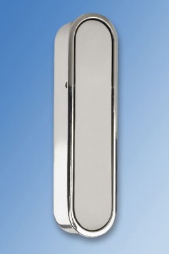 Pocket Door Pull Handle Satin Nickel