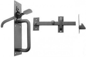 Suffolk Latch Light Pattern Black 4.12
