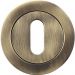 Standard Key Escutcheon Stanza ZPZ002FB Florentine Bronze