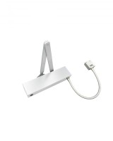 Vier Electromagnetic Door Closer Hold Open Swing Free Size 3 Square Cover Silver 160.17
