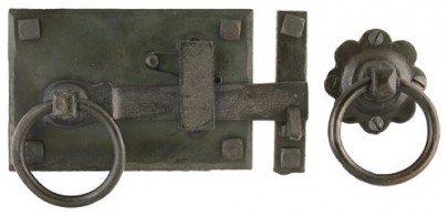 Anvil 33147L Cottage Latch Set Left Hand Beeswax
