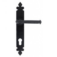 Anvil 33172 92mm Tudor Espagnolette Euro Lock Door Handle Set Black 94.44