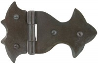 Anvil 33219 3.3/4\" x 2.1/4\" Ornate Hinges per pair Beeswax 17.20