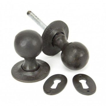 Anvil 33230 Round Mortice or Rim Knob Set Beeswax