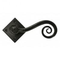 Anvil 33235 Monkeytail Lever Door Handles on Diamond Rosette Black 78.41