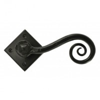 Anvil 33235 Monkeytail Lever Door Handles on Diamond Rosette Black 75.39