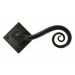 Anvil 33235 Monkeytail Lever Door Handles on Diamond Rosette Black