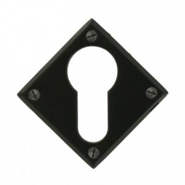 Anvil 33236 Diamond Euro Escutcheon Black