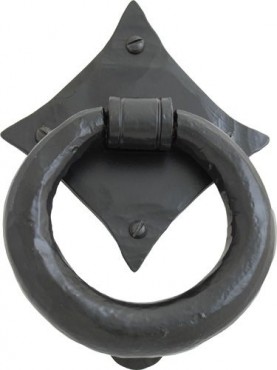 Anvil 33245 Ring Door Knocker Black