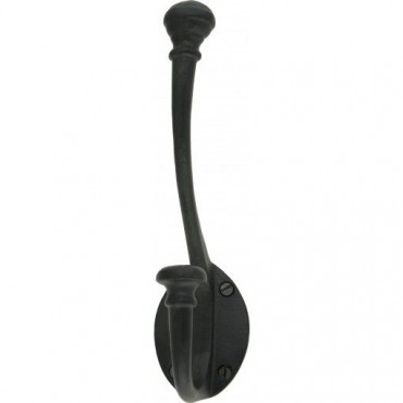 Anvil 33249 Hat & Coat Hook Black