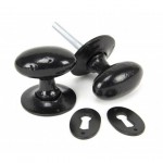 Anvil 33251 Oval Mortice or Rim Knob Set Black 39.93