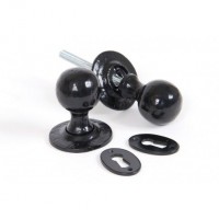 Anvil 33252 Round Mortice or Rim Knob Set Black 38.39