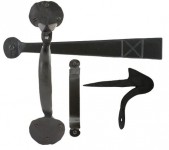 Anvil 33253 Heavy Bean Thumblatch Set Black 58.69