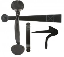 Anvil 33253 Heavy Bean Thumblatch Set Black 58.69