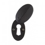 Anvil 33254 Oval Lever Key Escutcheon & Cover Black 9.14