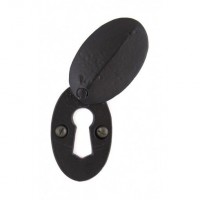 Anvil 33254 Oval Lever Key Escutcheon & Cover Black 9.14