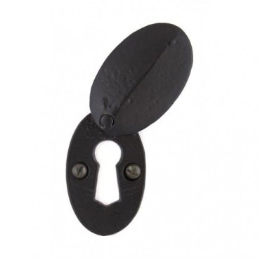 Anvil 33254 Oval Lever Key Escutcheon & Cover Black