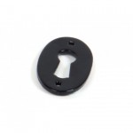 Anvil 33255 Oval Lever Key Escutcheon Black 6.67