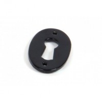 Anvil 33255 Oval Lever Key Escutcheon Black 6.41