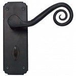 Anvil 33266 Monkeytail Lever Bathroom Lock Door Handles Black 105.29