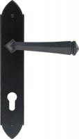 Anvil 33273 92mm Gothic Espagnolette Euro Lock Door Handle Set Black 94.44