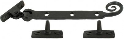 Anvil 33281 8" Monkeytail Window Casement Stay Black