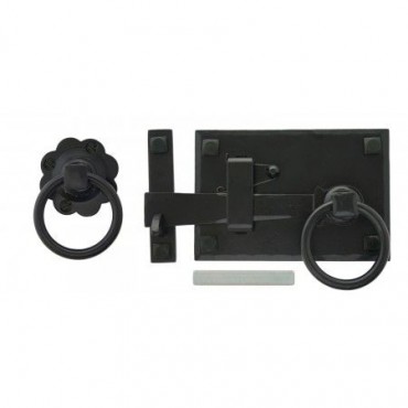 Anvil 33295 Cottage Latch Set Right Hand Black