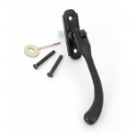 Anvil 33297 Peardrop Left Hand Espagnolette Handle Black 31.24