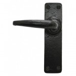 Anvil 33317 Smooth Lever Latch Door Handles Black 34.74
