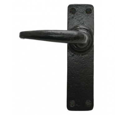 Anvil 33317 Smooth Lever Latch Door Handles Black