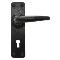 Anvil 33320 Smooth Lever Lock Door Handles Black 34.74