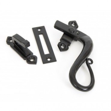 Anvil 33469 Locking Shepherds Crook Window Casement Fastener Right Hand Black