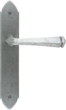 Anvil 33601 Gothic Lever Latch Door Handles Pewter Patina