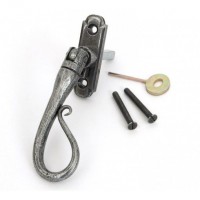 Anvil 33602 Shepherds Crook Right Hand Espagnolette Handle Pewter 35.10